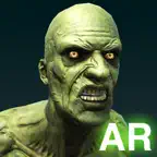 Green Alien Zombie Dance AR iOS Icon