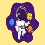 The Astronaut Love Stickers iOS Icon