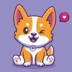 Animated Puppies Emojis iOS Icon