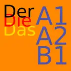 German Article A1 A2 B1 iOS Icon