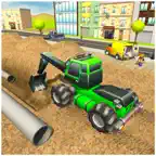 City Pipeline Construction Sim iOS Icon