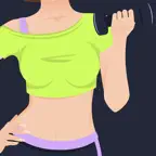 Upper Body Workout at Home iOS Icon