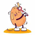 Animated Potato Stickers iOS Icon
