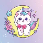Caticorn Stickers iOS Icon