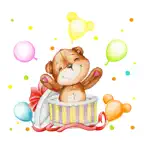 Kids Watercolor Stickers iOS Icon