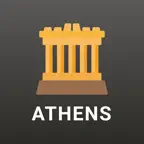 Афины Путеводитель и Карта iOS Icon