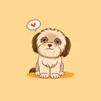 The Cartoon Dog Stickers iOS Icon