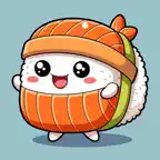 Sushi Kawaii Stickers iOS Icon