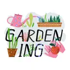 Watercolor Gardening Sticker iOS Icon