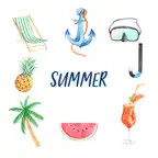 Summer Time Beach & Vacation iOS Icon