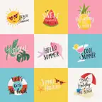 Hot Summer Quote Stickers iOS Icon