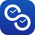 Clock Sync App Blue iOS Icon