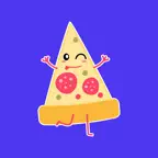 Pizza Slice Foodie Stickers iOS Icon