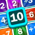 Merge 10-logical number puzzle iOS Icon