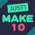 Just make 10  Simple math game iOS Icon