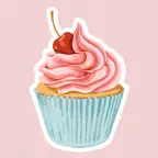 Cupcake Stickers!! iOS Icon