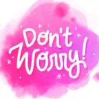 Watercolor - Text Stickers iOS Icon