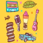 Ultimate Happy & Fun Stickers iOS Icon