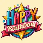 Animated Birthday Sticker Pack iOS Icon