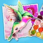 Simply Watercolor iOS Icon