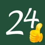 Golden 24 iOS Icon