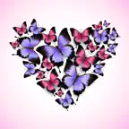 Glossy Butterflies Stickers iOS Icon