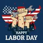 Happy Labor Day Stickers! iOS Icon