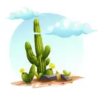 Dessert Cactus Stickers iOS Icon