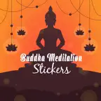 Buddha Meditation Stickers iOS Icon