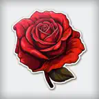 Rose Treasure Stickers Pack iOS Icon