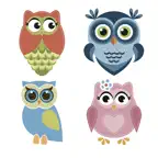 Owl Sticker Collection iOS Icon