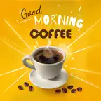 Good Morning Coffee Stickers! iOS Icon