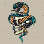 Tattoo Art Sticker iOS Icon