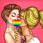 Lesbian Sticker iOS Icon