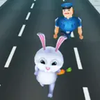 Rabbit Parkour-3D crazy escape iOS Icon