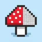 Pixel Grid Color by Number iOS Icon