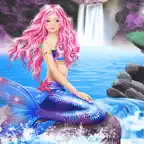 Mermaids, elves and unicorns iOS Icon