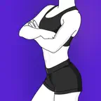 Female Fitness: Workout App iOS Icon