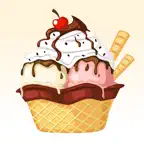 Watercolor Yummy Ice Cream iOS Icon