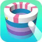 Funny ball-spiral sprint iOS Icon