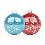 Christmas Ornaments Stickers iOS Icon