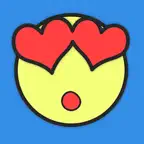 Cool emoji & Stickers for text iOS Icon