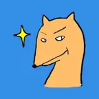 Cute fox top emoji & stickers iOS Icon