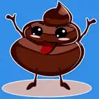 Poop emoji & Stickers for text iOS Icon