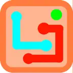 Dotted line maze-Classic line iOS Icon