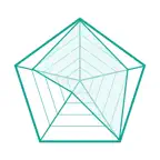 簡単作成の「レーダーチャートメイカー」 iOS Icon