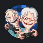 Senioren Zocken Emojis App iOS Icon