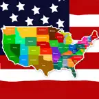 America Geography Quiz iOS Icon