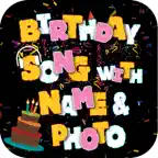 My Name Birthday Song & Photo iOS Icon