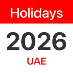 UAE Public Holidays 2026 iOS Icon